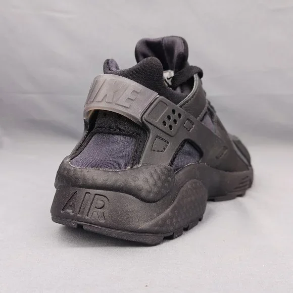 Nike Air Huarache Women's Running Shoes Triple Black DH4439 001 Sizes 6-7 - Picture 4 of 8